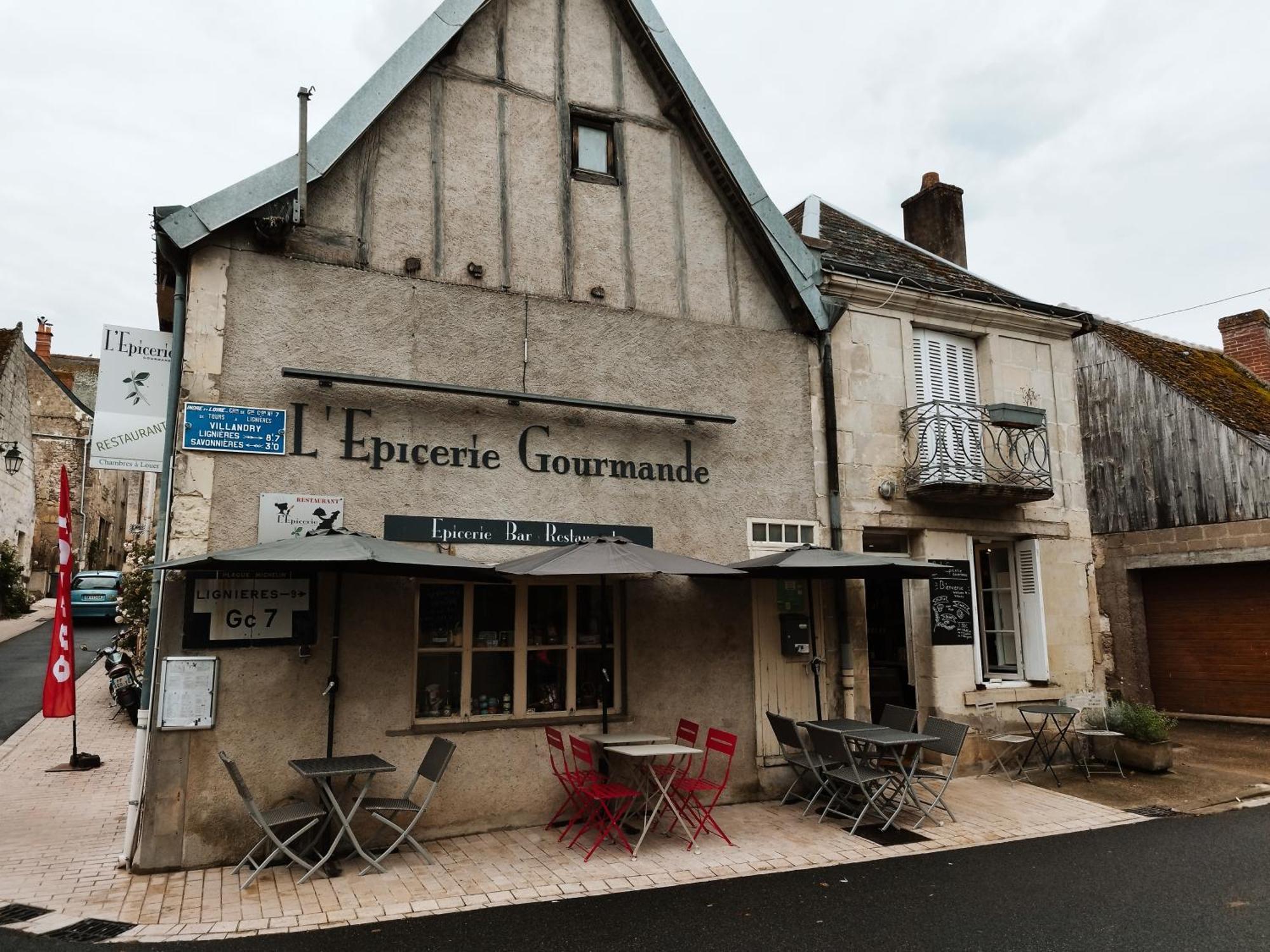 Bed and Breakfast Epicerie Gourmande Вилландри Экстерьер фото